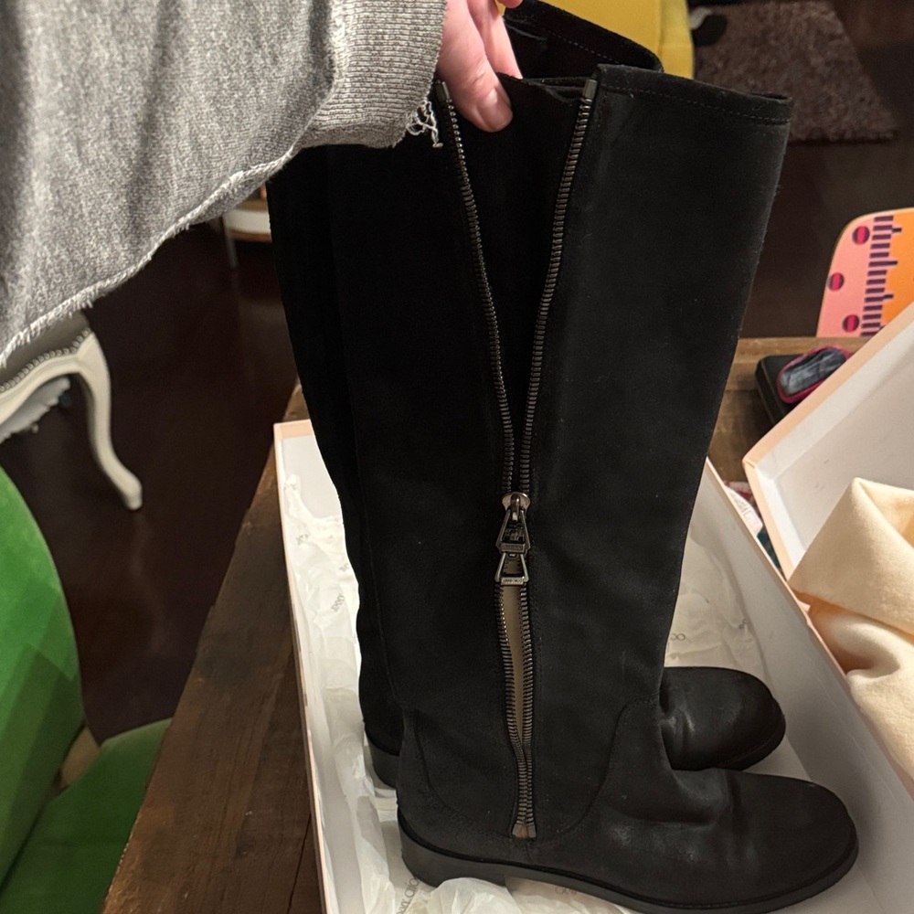 Jimmy Choo Black Heeled Boots